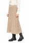 Preview: Alpaka Plissee Rock STELLA aus : Farbe / Gr - sand, Size - L