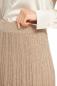 Preview: Alpaka Plissee Rock STELLA aus : Farbe / Gr - sand, Size - L