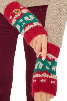 Alpaka Pulswärmer NAVIDAD aus Alpaka-Merino-Mix