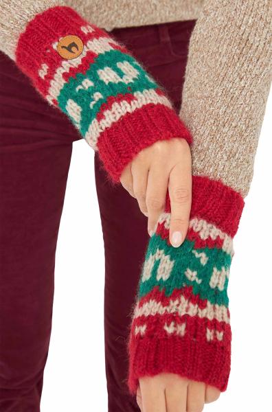 Alpaka Pulswärmer NAVIDAD aus Alpaka-Merino-Mix